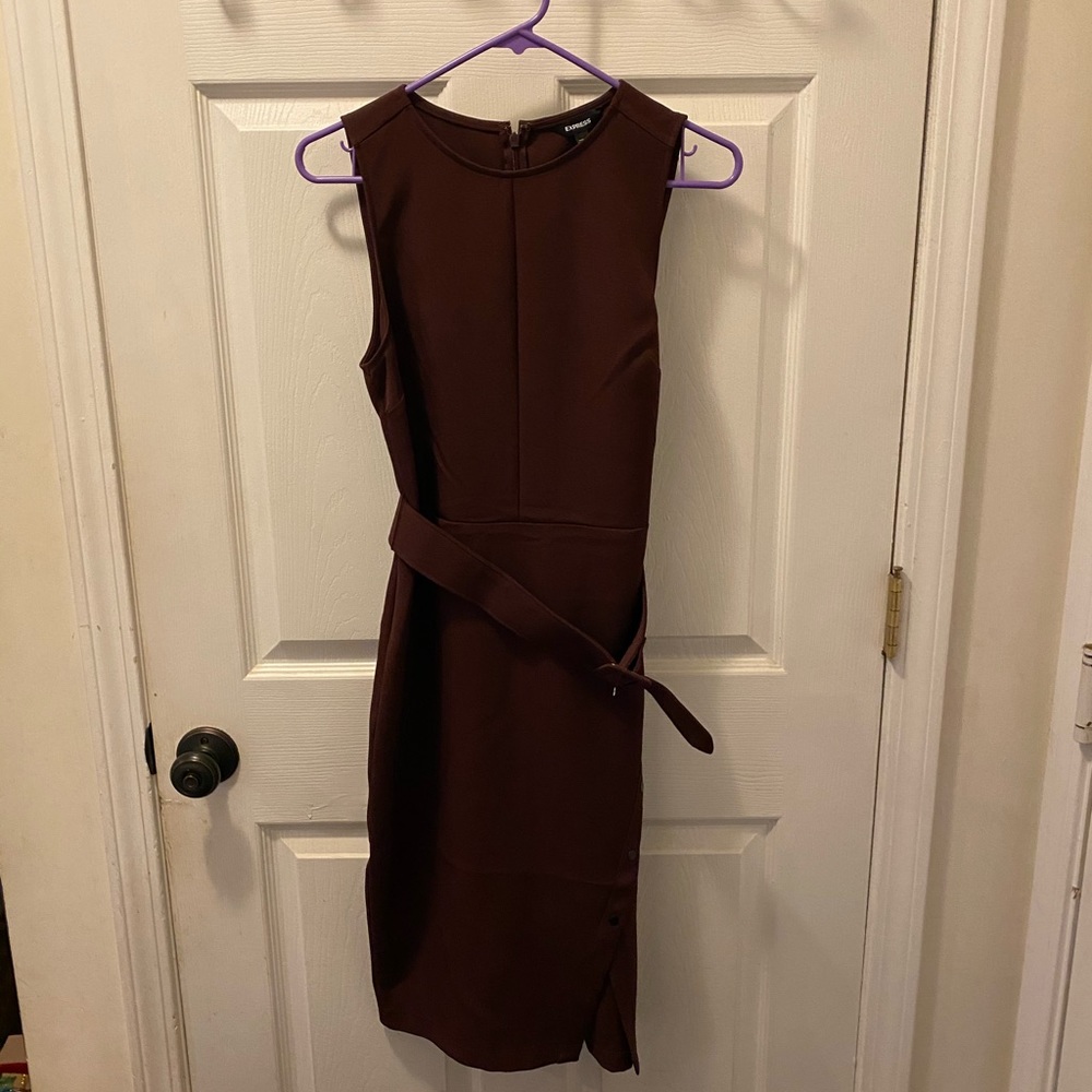 NWT Express Belted Work Dress